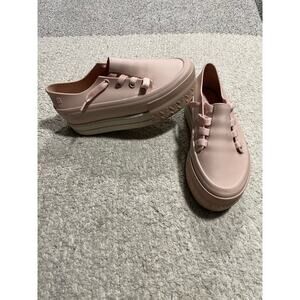 Melissa Ulitsa Womens US 6 EU 37 Chunky Rubber Platform Shoes Pink Brazil Made